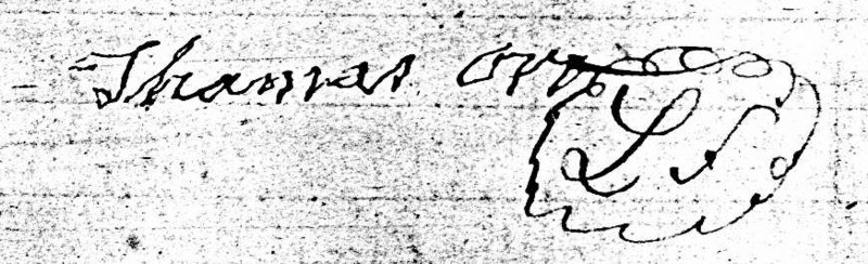 T O signature 1854